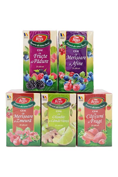 Fares Kit 5 Fruit Teas "Joy of Taste" 5x20 sachets