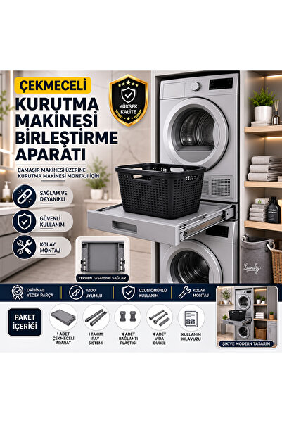 Hoover Kurutma Makinesi Bağlantı Çekmeceli Kurutma Makinesi İstifleme Kiti