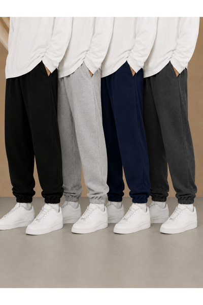ZİYMO 4-Piece Men's Rubberized Trackpants
