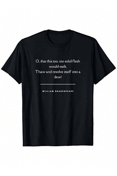 4CR Vintage William Quote T-Shirt – "Transform Into Morning Dew!" Author Prin...