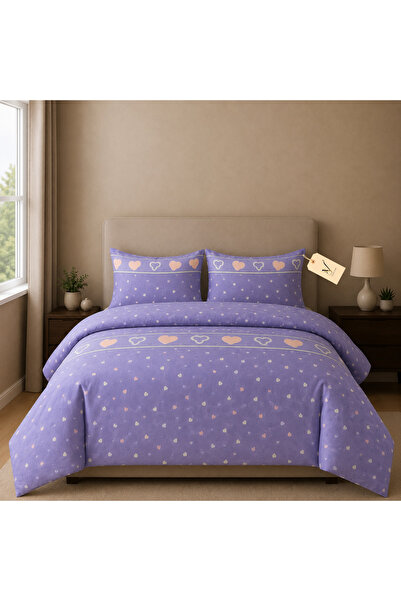 View star Viewstar 4 Piece Microfiber Bedding Set, 1 Printed Duvet Cover, 1 F...