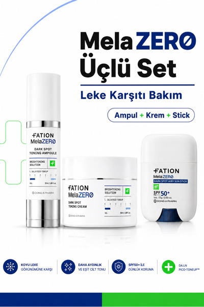 Fation MelaZERO | Niacinamide, Tranexamic, Arbutin ve Glutathione ve SPF 50+ ...