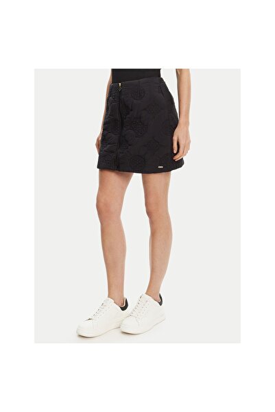 Guess Fustă mini de damă V5YD02WHEB2 Negru
