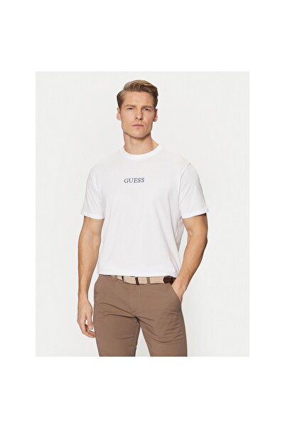 Guess Tricou bărbătesc M5RI58K9RM1 Alb