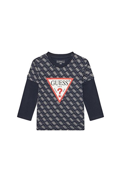 Guess Bluză băieți N5YI09K8HM4 Bleumarin