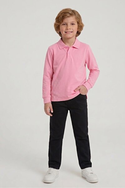 NACAR STORE Dječja unisex pamučna polo majica sa dugim rukavima i uniformom z...