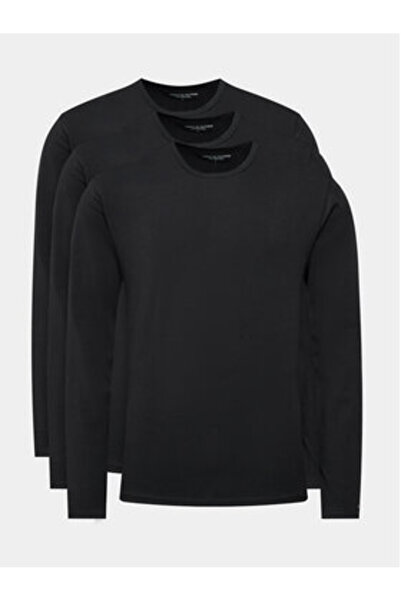 Tommy Hilfiger Ανδρικό Σετ 3 μακρυμάνικων μπλουζών UM0UM03022 Μαύρο