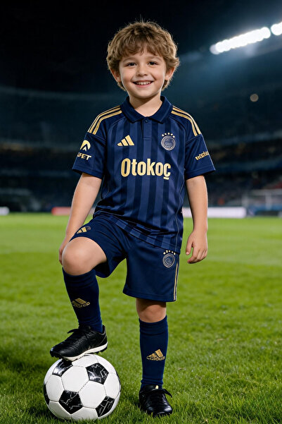 adidas Fenerbahçe Lisanslı Çocuk 3'lü Takım AT013CFS06400 Lacivert