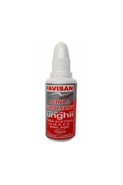 Favisan Dizolvant fara Acetona pentru Lac de Unghii Faviclear FVS2 Favisan, 30ml