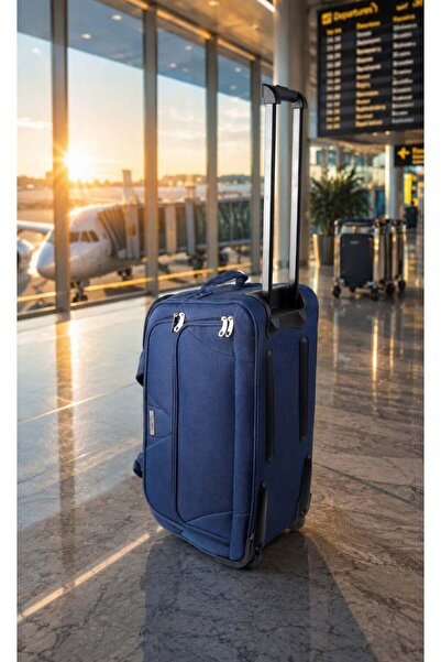 HOMEVEO Mrzm High-Quality Canvas Travel Luggage with Two Wheels, Telescopic P...