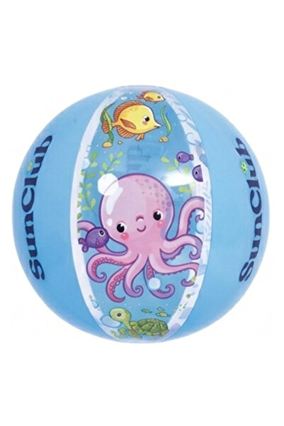 Jilong 40cm Ocean World Inflatable Beach Ball, Kids Pool Play Toy