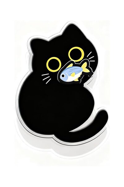 Generic Cute Cat Double-Layered Rotating Phone Holder