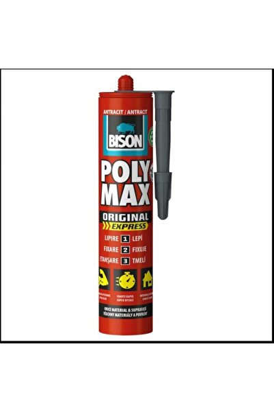 Bison Adeziv și etanșeizant rapid Poly Max Original Express, 425g antracit