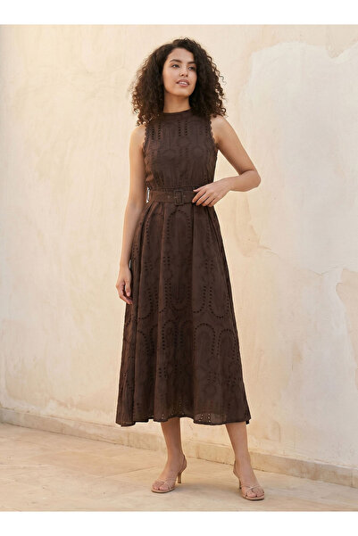FAV SCHIFFLI SLEEVELESS DRESS
