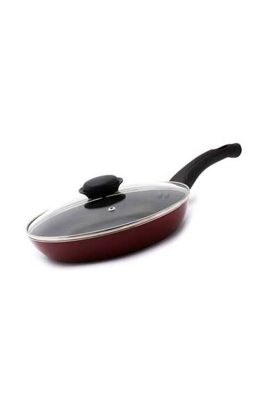 ROYALFORD Nonstick Frypan With Lid 20 Cm Red