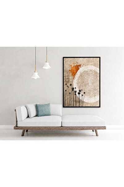 Ghaith Store Luxury Wall Art Canvas Painting - Modern Abstract Circular Desig...