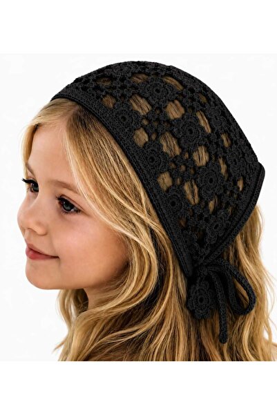MyHubi Children's Bohemian Style Knitted Tie-On Crown Bandana
