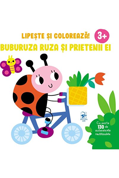 Editura Arc Lipeste si coloreaza! Buburuza Ruza si prietenii s