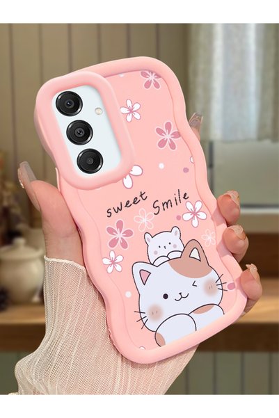 Hontinga Samsung Galaxy A16 Compatible Case Camera Protector Pink Silicone Co...