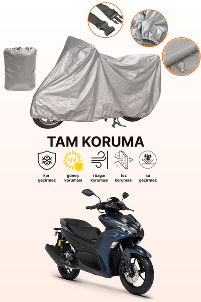 dokaca Gray Motorcycle Cover Rks Arome 125 Compatible