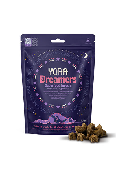 Yora Pet Foods Dreamers Calming Dog Treats With Relaxing Herbs 100G
