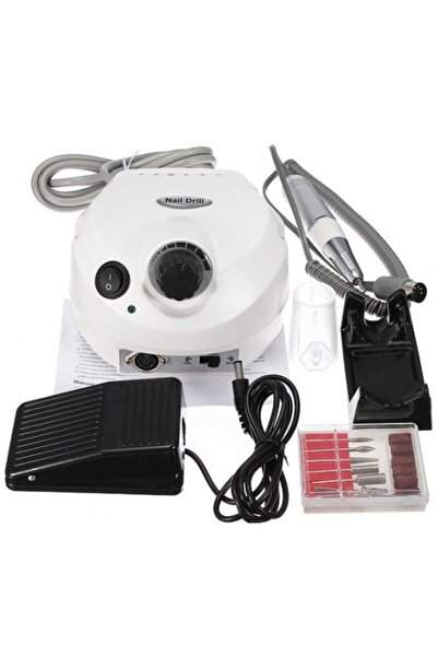 GIRLS CORNER Freza Pila electrică unghii - ALB / ROZ, 65W, 45.000 rpm, 220v, ...