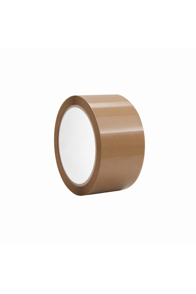 AGOPACK Bandă Adezivă Acrilică Tip Scotch, Maro, 48 mm x 60 m, pentru Ambalar...
