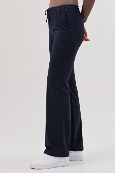 Owlet Medikal Lycra Dark Navy Blue Pipe Leg Scrubs Trousers