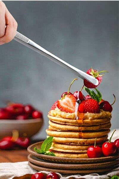 Empressco 30cm Stainless Steel Kitchen Tweezers Food Tweezers Cook Chef Tweezer