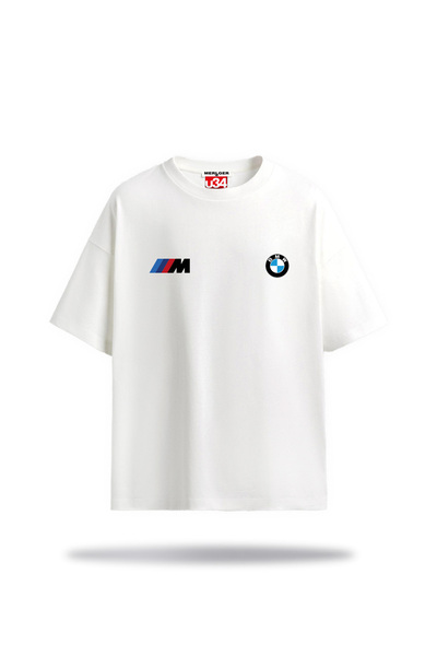 u34 BMW Motorsport Baskılı Relaxed (Yarı Oversize) T-Shirt
