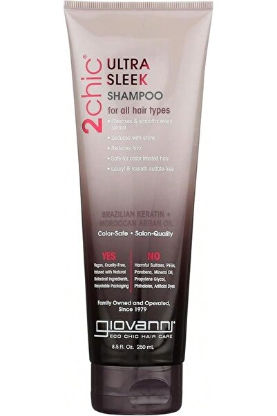 Giovanni -2CHIC KERATIN&ARGAN ULTRA-SLEEK SHAMPOO 8.050Z