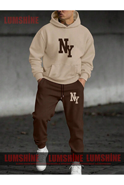 Boi New York Printed Winter Fleece-Lined Premium 3-Thread Combed Cotton Fabri...