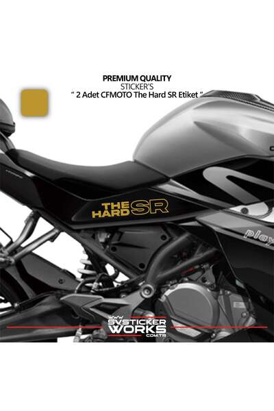 ARONA CFMOTO The Hard SR Sticker ملصق فويل عالي الجودة مكون من قطعتين