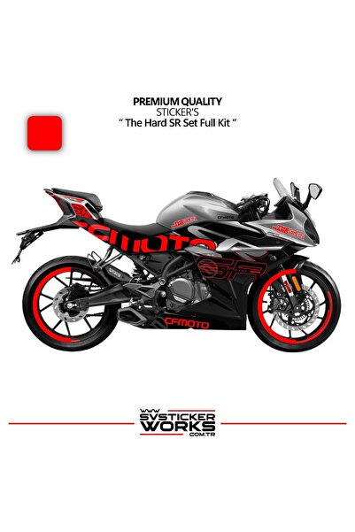 ARONA Cfmoto 250sr the hard sr sticker set - high quality decal kit with whee...
