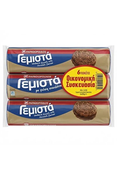 Papadopoulou ΠΑΠΑΔΟΠΟΥΛΟΥ ΓΕΜΙΣΤΑ (6x200gr.) - (ΣΟΚΟΛΑΤΑ)