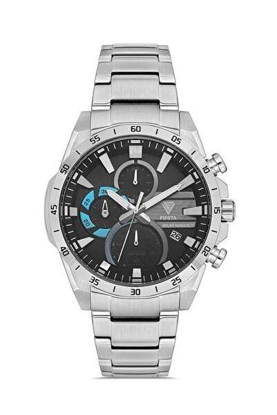 Fiesta F197203M Men's Wristwatch with Steel Strap