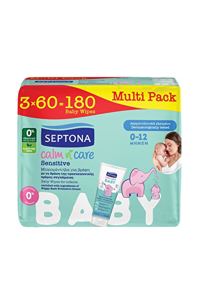 Septona ΜΩΡΟΜΑΝΤΗΛΑ CALM N' CARE (3x60τεμ.) - (SENSITIVE)
