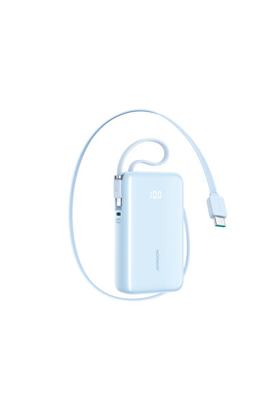 Joyroom JR-PR2L 10000mAh 35W Външна батерия с USB-C и Lightning, синя