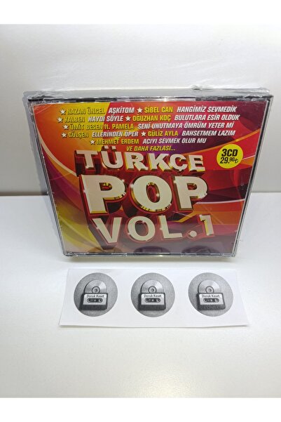 CD Türkçe pop 3 li albüm