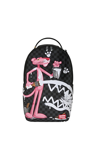 Sprayground ®   Σακίδιο Πλάτης με Σχέδιο Ροζ Πάνθηρας B9031 - Μαύρο