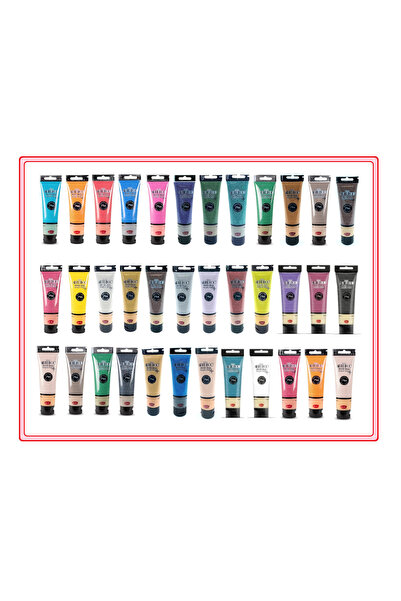 Artdeco Plus 36 Renk 100 ml. Akrilik Boya Seti