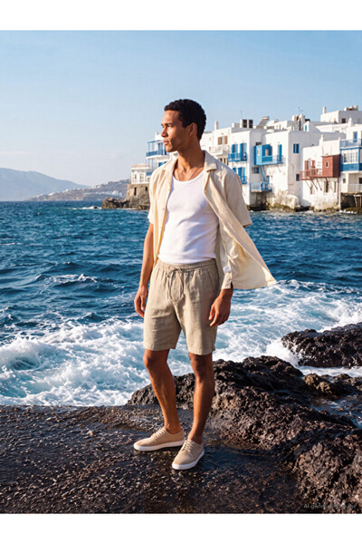 LC Waikiki Timeless Clothing & Timeless Choices Standard Fit Linen Look Men's...