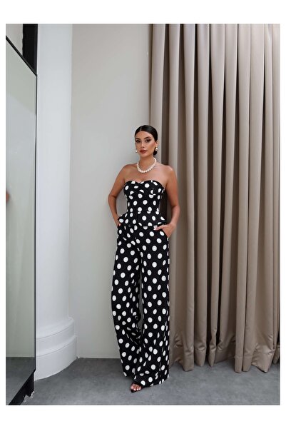 ESRAHELVACI Polka Dot Strapless Set
