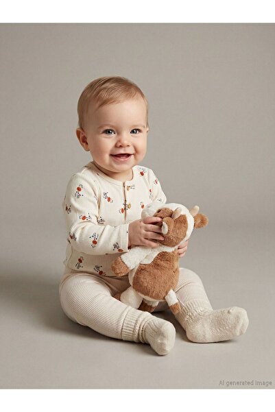 LC Waikiki Printed Baby Boy Bodysuit and Leggings 2 Pack
