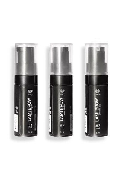 Fontenay Lovely Profesional Lami Brow 3’lü Kaş Laminasyon Seti Soft Fix Care ...