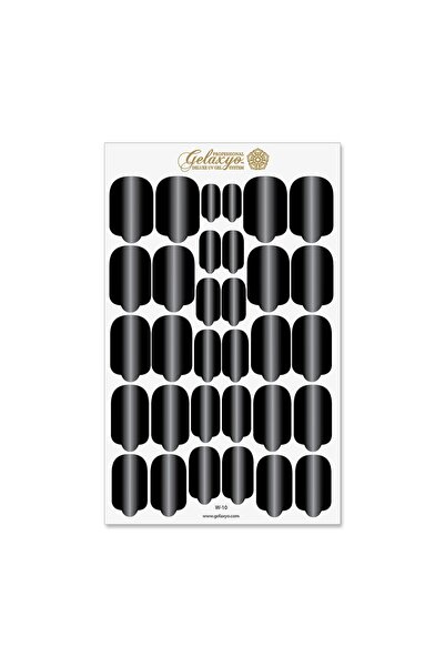 GELAXYO Nail Wraps - W10 - Dégradé Black