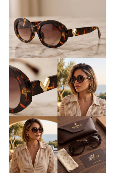 GLORIASUN Uv400 Protection Leopard Women's Sunglasses