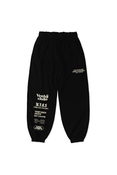 classy moda Unisex Lettering Front Printed 2 Thread Combed Cotton Baggy Trousers