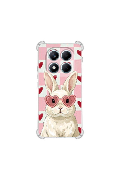 PrintiFy Redmi Note 14 Pro 4g ile Uyumlu Pembe Pötikare Serisi Pembe Zıpzıp T...