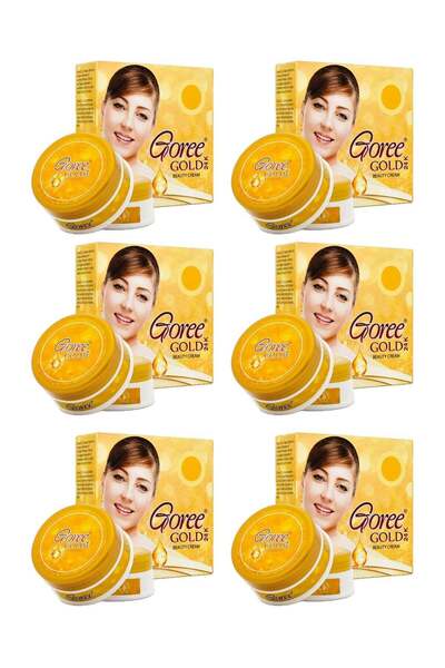 goree Whitening Gold 24k Beauty Cream - Pack of 6